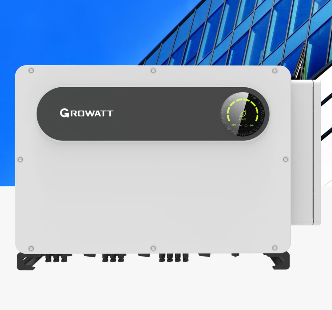 Growatt MAX ongrid three phase IP66 100kw , 125kw