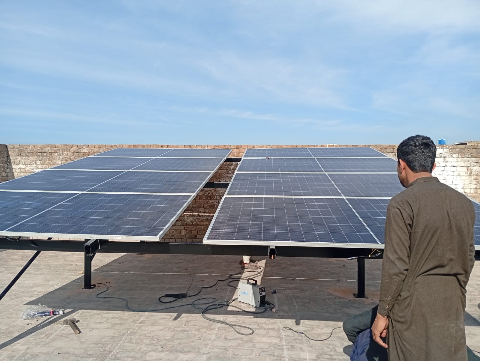 8kw solar system installed in Peshawar